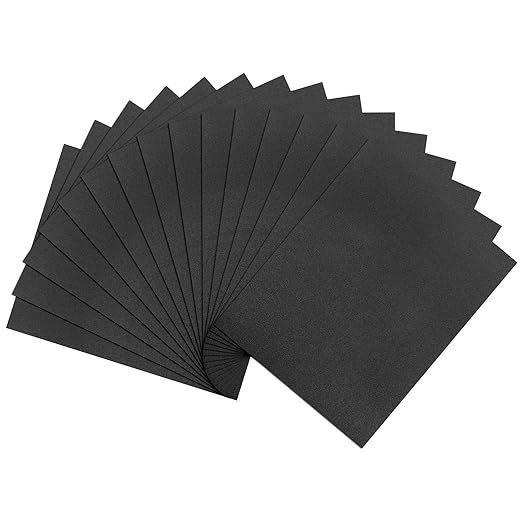 9 x 11 Inch 15pcs Wet Dry Sandpaper, 240 Grit Waterproof Abrasive Sand Paper, Silicon Carbide Sandpaper Sheets for Metal Wood, Auto Polishing