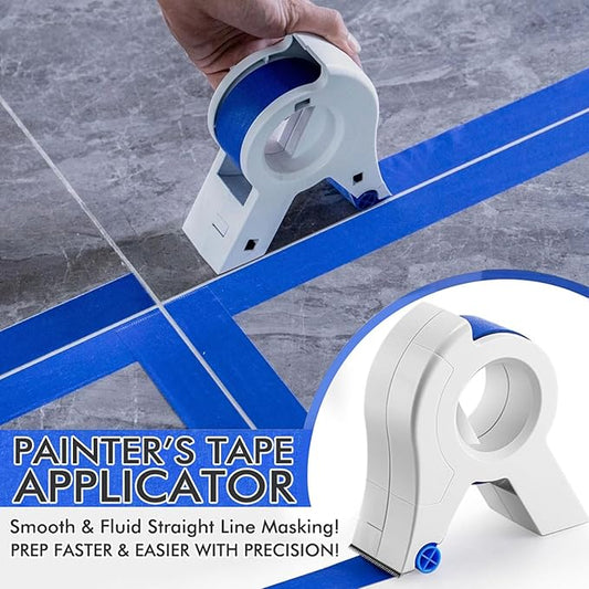 RSHuiOUXX Painter Tape Applicator with 22Yard Long Painter Tape Masking Tape Dispenser for Trim Window Door Home Decoration