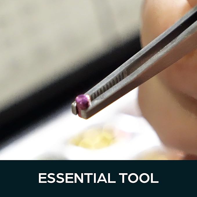 Lock Pinning Tweezers - Grooved Tip for Easy Pin Loading and Cylinder Rebuilding - Ideal for Rekeying Kits, Locksmith Services and DIY Projects.