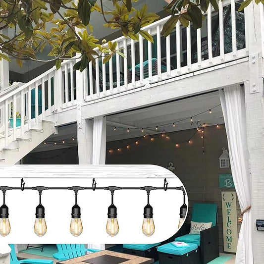 30 PCS Q-Hanger Screw Hooks with Safety Buckle Design, Christmas Lights Hanger Hooks, Easy to Release, Include 1 Wing Nut Driver