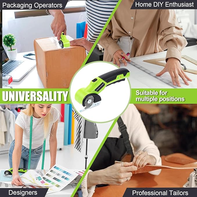 Electric Scissors,Cardboard Cutter,Electric Box Cutter,3.6V Cordless Scissors,Cardboard Cutter with 2 Safety Blades And Storage Bag