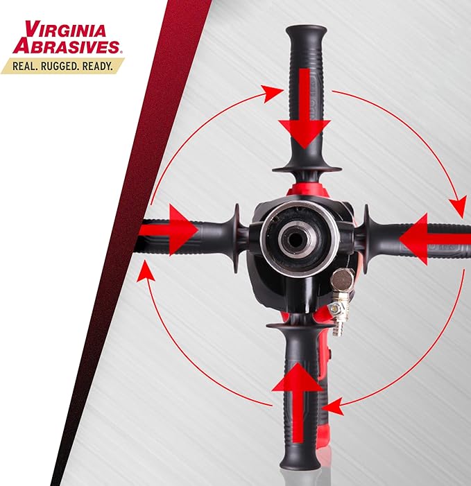 Virginia Abrasives 433-22000 1pc Automatic Clutch Variable Speed Core Drill - Premium Concrete Core Drill Machine for Wall/Brick, Handheld Tool for Efficient Drilling, Power Tool for Pros and DIYers