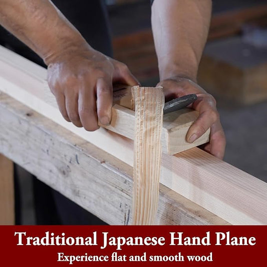 SUIZAN Kanna Japanese Wood Planer 2" - Professional Hand Block Plane Woodworking tools