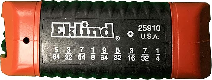 EKLIND Ergo-Fold Key Set-9pc. 5/64"-1/4" TR Hex