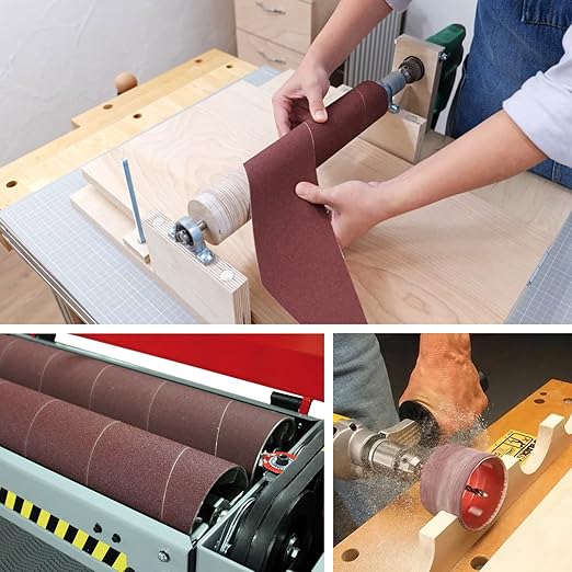 3 Inch x 49 Feet Emery Cloth Roll Aluminum Oxide Abrasive Paper Roll Continuous Sandpaper for Metalworking, Woodworker, Furniture Repair, Sanding (80 Grit)