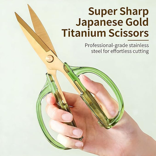 Kitchen Shears Scissors&Sharp Scissors, ARCHIKING 7.7inch Cooking Scissor-Meat and Poultry Shears, Dishwasher Safe, Acrylic Handel Scissors All Purpose Stainless Steel Utility Scissor
