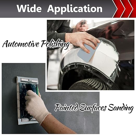 2500 Grit Sand Paper, 12Pcs Wet or Dry Sandpaper Assortment Sandpaper for Wood Metal Furniture Hand Sander Sand Paper Set Sandpaper Sheets Cut for Use 9" x 11"/12 Sheets