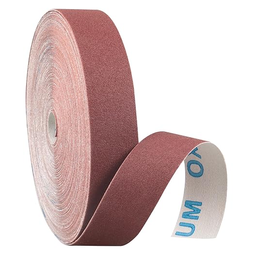 240 Grit Continuous Sandpaper Roll,1" x 32.14 Feet Emery Cloth Roll for Metalworking, Home Improvement, Sanding Automotive Plumbing