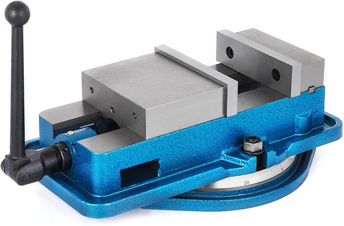 VEVOR 3 Inch Heavy Duty Milling Vise Bench Clamp Vise High Precision Clamping Vise 3 Inch Jaw Width with 360 Degree Swiveling Base CNC Vise