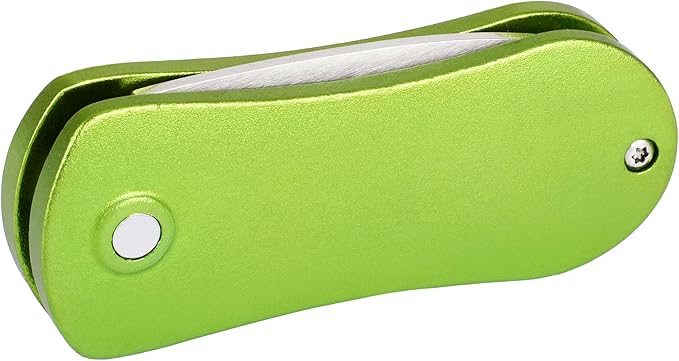 Mile High Life Golf Divot Repair Tool, All Metal Foldable Divot Tool with Pop-up Button & Magnetic Ball Marker