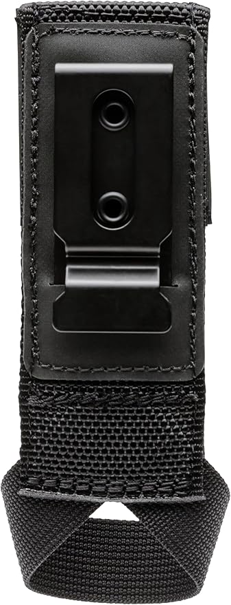 Diamondback Gun Loop Drill Holster - Durable SuperFabric Drill Holder for Tool Belt - Professional-Grade Tool Belt Drill Holster for Nail Guns, Driver, Chalk Line and Tools - Black, 7" x 2"