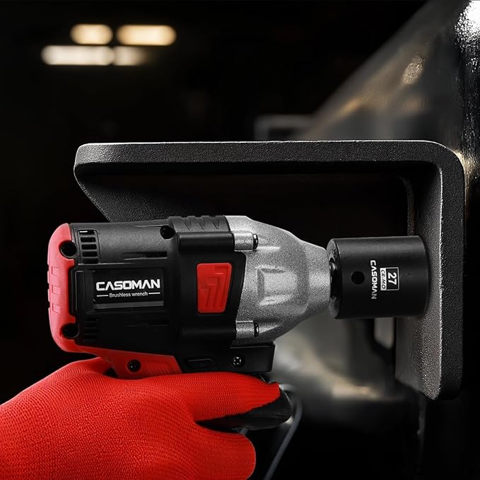 CASOMAN 1/2" Drive x 27mm Impact Socket, 6-Point, Metric, CR-MO Steel
