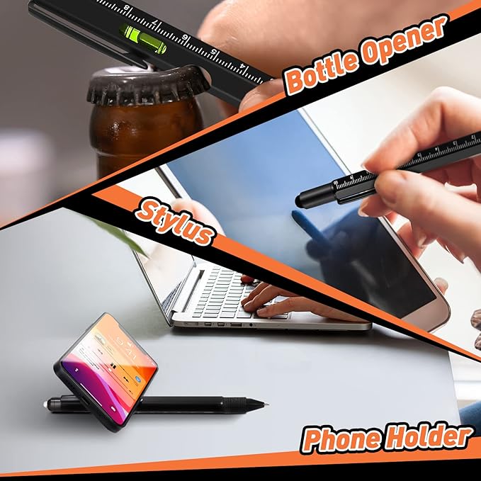 KEZKALS Valentines Day Gifts for Him, 9 in 1 Multitool Pen Set Gifts for Men, Mens Valentines Gifts for Husband, Mens Gifts for Dad, Birthday Gifts for Men Who Have Everything, Cool Gadgets Tools