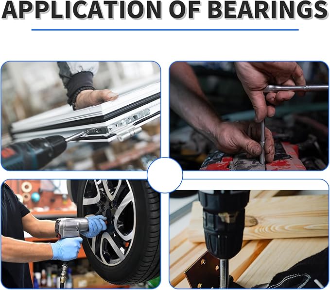 FOCKEAMS 7mm/0.28in Nut Setter Driver Drill Bit,Quick-Change,Impact Nut Driver Kit for Electric Drill,1/4" Hex Shank Drill Socket,65 mm Length Cr-V Adapter Drill Bits,Metric&SAE