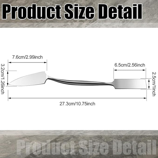 1?? Trowel And Square Masonry Tools Forged Steel Trowel Concrete Tool Ornamental Stucco Tool Long-lasting Masonry Trowel Plaster Trowel for Glazing, Patch Work, Plaster, and Archeology
