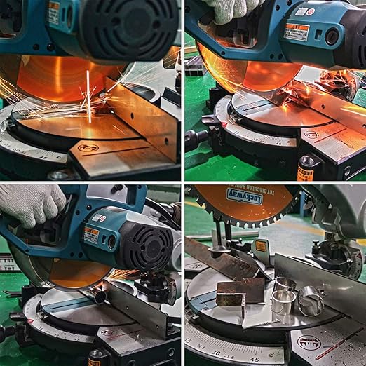 Luckyway 7 Inch Circular Saw Blade 36T with 5/8 Inch Arbor General Purpose Carbide Saw Blade for Cutting Wood, Aluminum and Non-Ferrous Metals