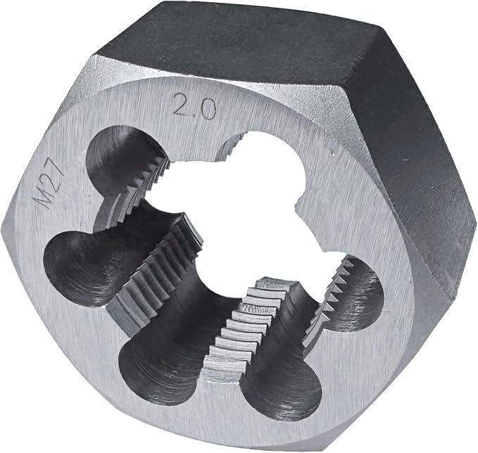 Yamesh M27 x 2 Hex Die Rethreading Die Thread Die Carton Steel For Right Hand