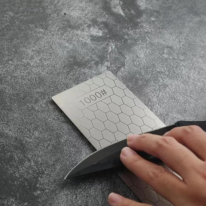 Diamond Sharpening Stone Set, Diamond Lapping Plate Coarse/Medium/Fine Grit Sharpener, Perfect Assistance Sharpener Angle Guide