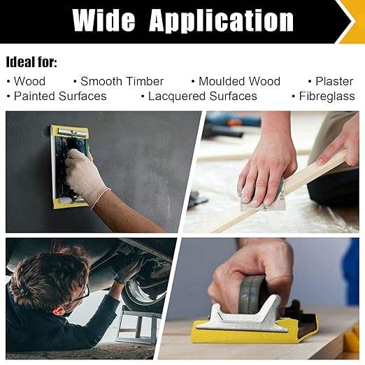 40 Grit Sand Paper, 12Pcs Sandpaper Assortment Sandpaper for Wood Metal Furniture Hand Sander Sand Paper Set Sandpaper Sheets Cut for Use 9" x 11"/12 Sheets