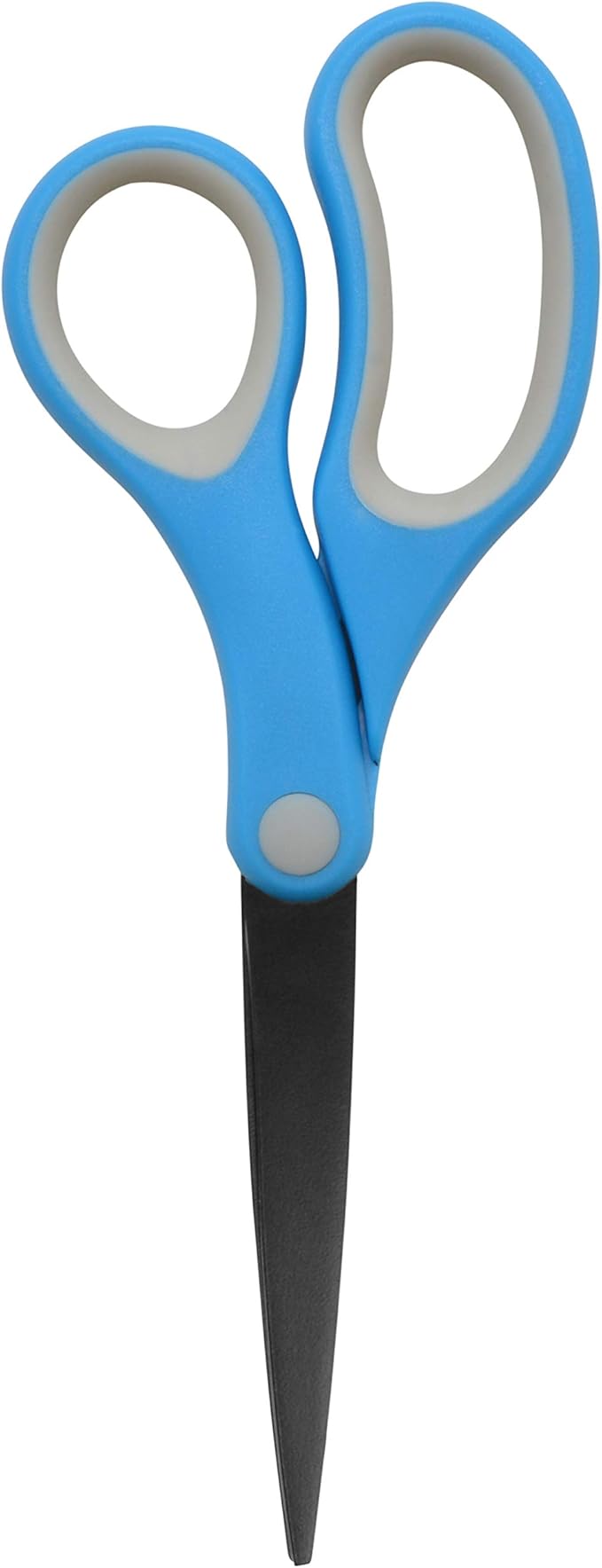 Westcott 55850 8-Inch Non-Stick Titanium Scissors For Office and Home, Blue/Gray, 4 Pack