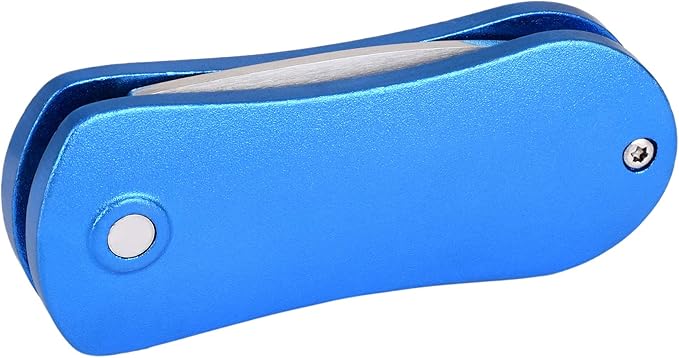 Mile High Life Golf Divot Repair Tool, All Metal Foldable Divot Tool with Pop-up Button & Magnetic Ball Marker