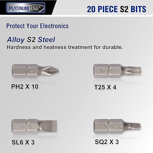 276pc Titanium Twist Drill Bit Set with S2 Bits 135° Tip High Speed Steel, Size from 1/16" up to 1/2", Ideal in Wood Cast Iron Aluminum Alloy Plastic Fiberglass, Clear Lid Case