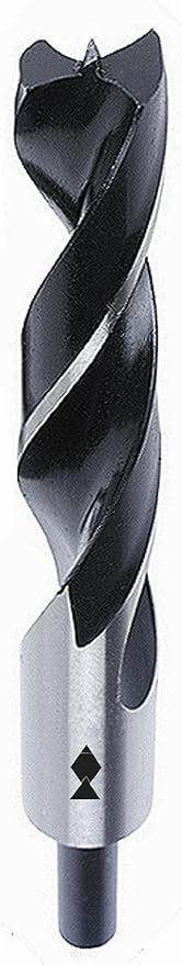 Fisch FSF-003908 Chrome Vanadium Brad Point Drill Bit, 3/8-Inch