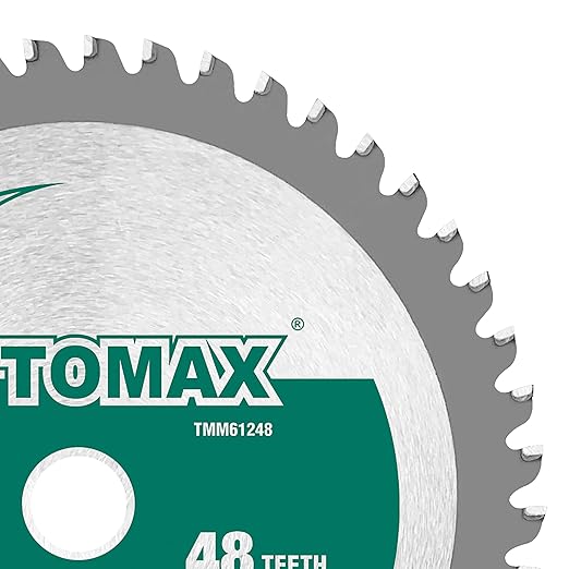 TOMAX 6-1/2-Inch 48 Tooth Industrial Level Steel and Ferrous Metal Saw Blade with 5/8-Inch Arbor