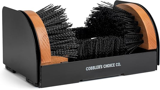 Cobbler's Choice Boot Scraper - Outdoor Shoe Scrubber Cleaner Brush - Weather Industrial - Heavy Duty