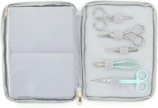 Kimberbell 5??Sharp Snips ??Precision Sewing Scissors with Micro-Serrated Blades, German Steel, Lightweight, Ergonomic, All Purpose Scissors, Comfort Grip Scissors