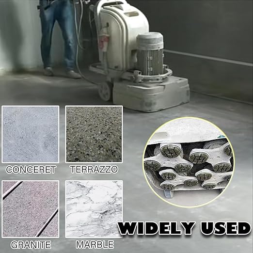3 inch *10mm Diamond Floor Polishing Pucks,Grit 800 Set of 3, Concrete Sanding Disc,for Cement Rerrazzo Marble Granite Floor,Grit 800