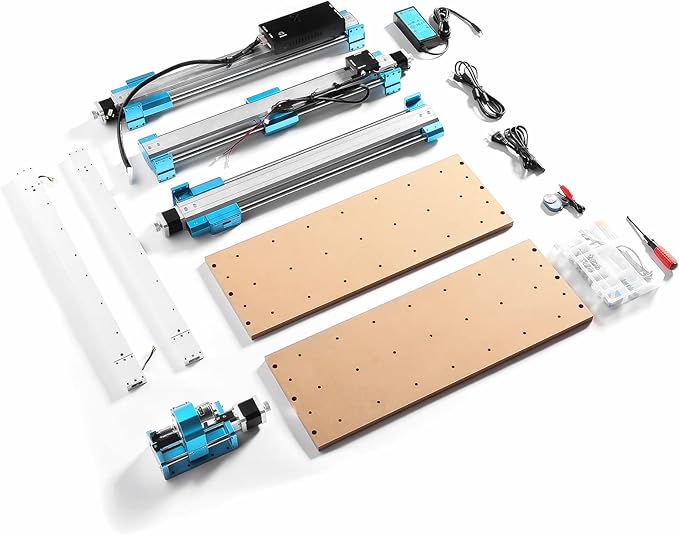 SainSmart Genmitsu 4040 PRO CNC Milling Machine, Support 4-Axis and WiFi Module, Upgraded Lead Screw Drive for Woodworking, Metal and Acrylic Cutting, Milling, GRBL Control