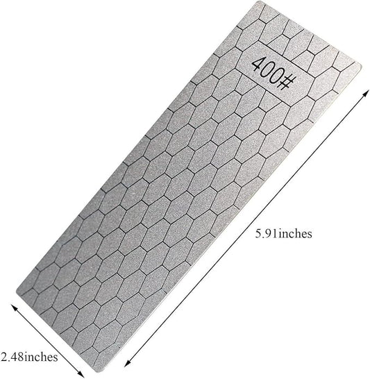 4 Pieces Diamond Sharpening Stone Set,Diamond Lapping Plate Coarse/Medium/Fine Grit Sharpener,400/600/1000/1200 Grit