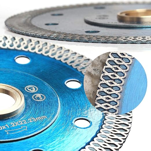 4" Diamond Cutting Blade Super Thin Porcelain Tile Blade for Granite Marble Ceramic Tile Cutting (4"-1)