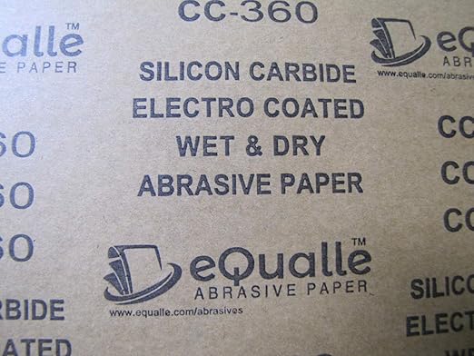 360 Grit Sandpaper Sheets 50Pack 9x11 in Performance Sand Paper Fine Finishing Large Projects Wood Metal Drywall Lija Al Agua Paint Removal Surface Preparation Woodworking Automotive Sanding