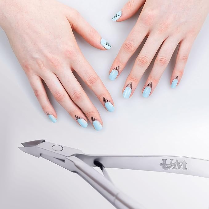 UM Supplies Cuticle Trimmer | Hangnail Remover | Extremely Sharp | Professional Cuticle Nippers | Stainless Steel | Cuticle clippers | Pedicure Manicure Tool (jaw 14)