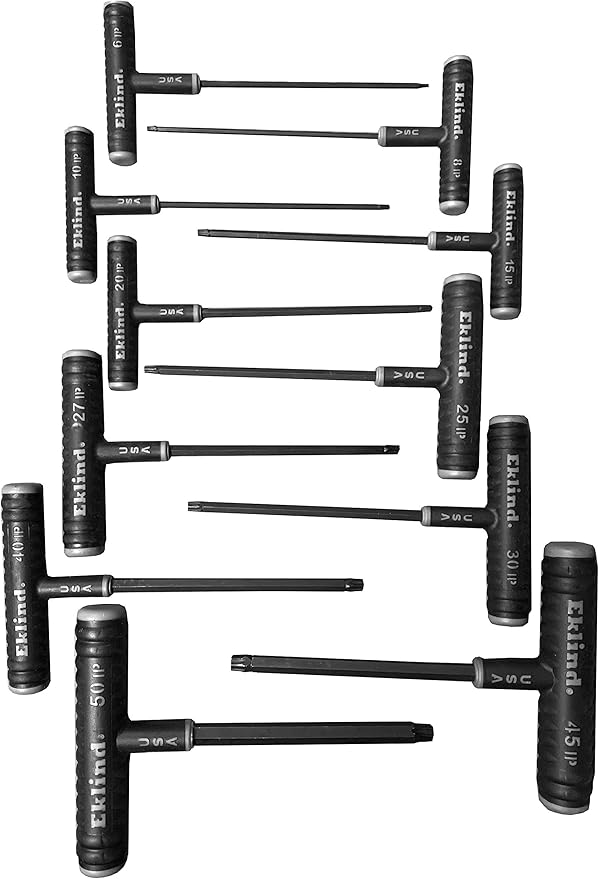 EKLIND Power-T Key Set-11pc. Torx Plus 6IP-50IP 6" Arm
