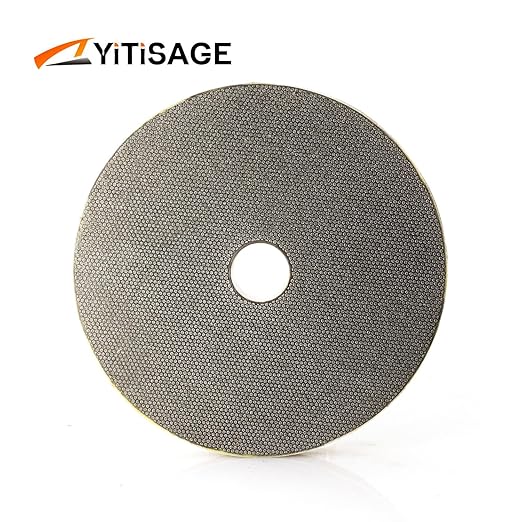 5 Inch Electroplated Diamond Grinding/Polishing Pads Sanding Granite Concrete Glass Metal Stone Grinding Disc(grit 120-1pc)