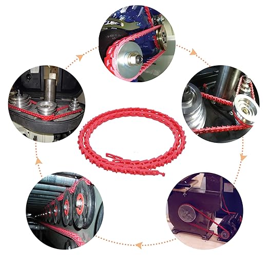 10FT Power Twist V Belt,1/2-Inch x 10 Feet A Type, Adjustable Link V Belt Drive Belt for Table Saw/Wood Lathe/Drill Presses