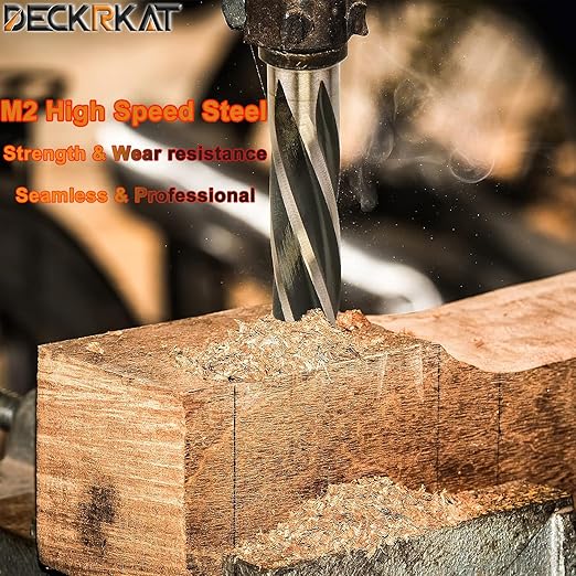9/16" Reamer Drill Bit for Metal, M2 HSS Taper Reamer for Steel, Alloy, Wood, Plastic to Align, Enlarge Holes ??5-Spiral Flutes, 1/2" Non-Slip Shank, 14mm Car Reamer, Bridge Construction Reamer.
