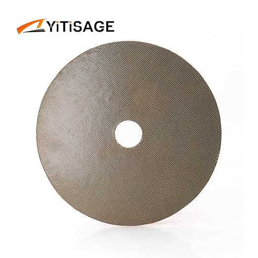 5 Inch Electroplated Diamond Grinding/Polishing Pads Sanding Granite Concrete Glass Metal Stone Grinding Disc(grit 400-1pc)