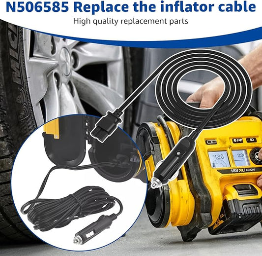 13FT N506585 for DeWalt Inflator Cord,Replacement for DCC020IB Inflator Power Supply