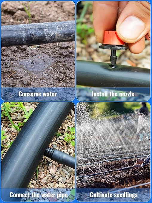Kalolary Hole Punch Tool for 1/4" Inch Fitting & Emitter Plastic,Drip Irrigation Tubing Hole Punch Tool Outdoor Garden Watering Tube Punch