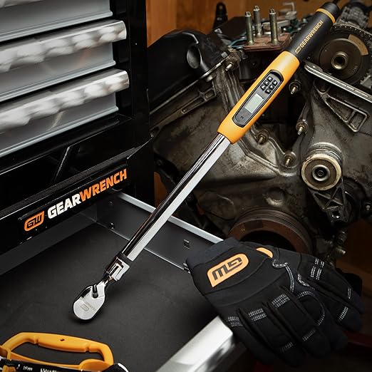 GEARWRENCH "1/2" Flex Head Electronic Torque Wrench with Angle 25-250 ft/lbs. - 85079