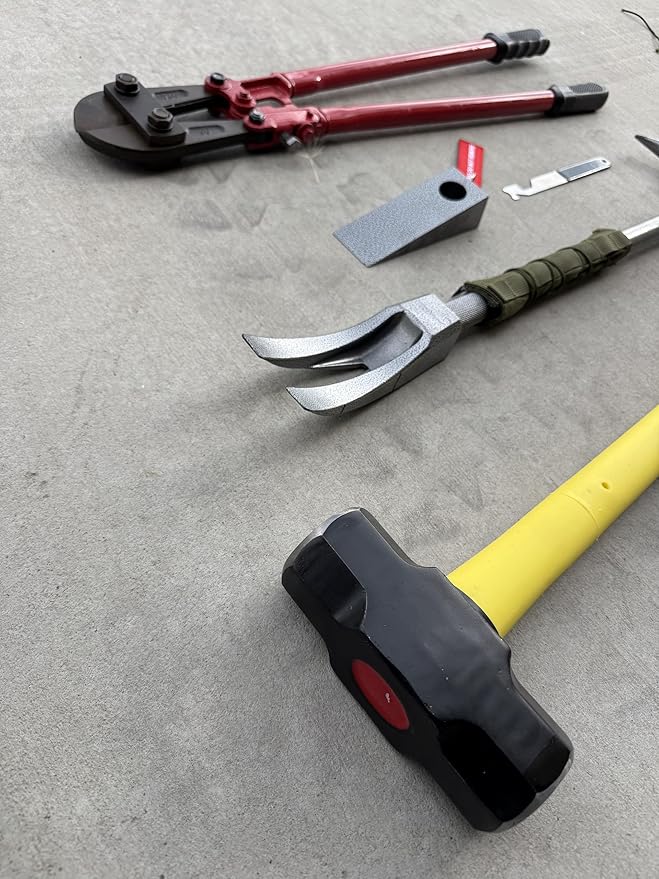 Redemption Tactical Hoolligan Breacher Up Halligan Pry Bar Tool Wedge (30 Inch, Tactical Breacher Set)