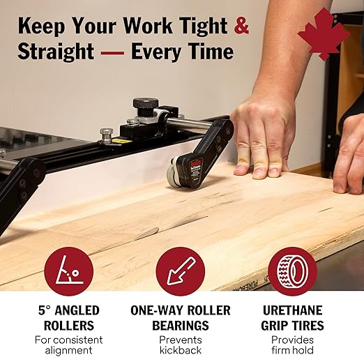 JessEm 04301 Clear-Cut TS Stock Guides – Precision Table Saw Stock Control with Roller Bearings for Safer, Cleaner, and Accurate Cuts