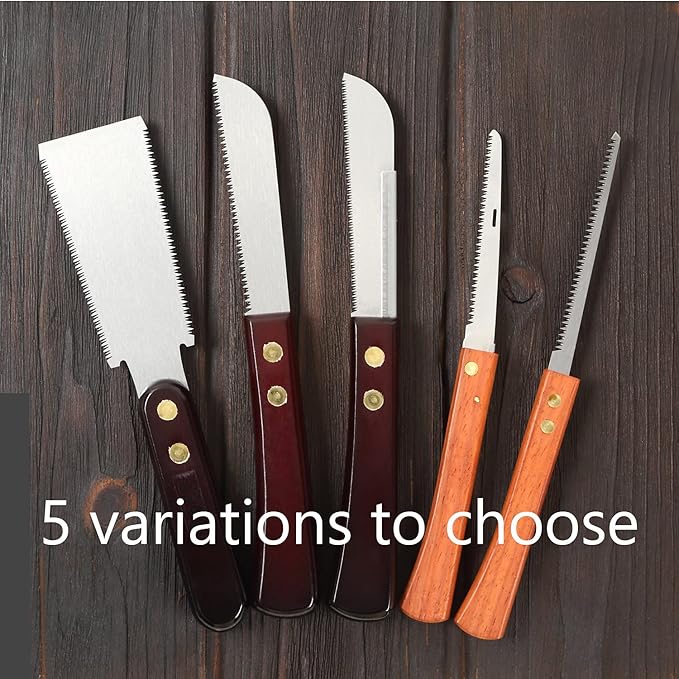 Woodworking Saw MINI Ryoba Double Edge Flush cut, Japanese Pull Saw for Woodworking and Wood Craftsmanship, (Ryoba Double Edge)