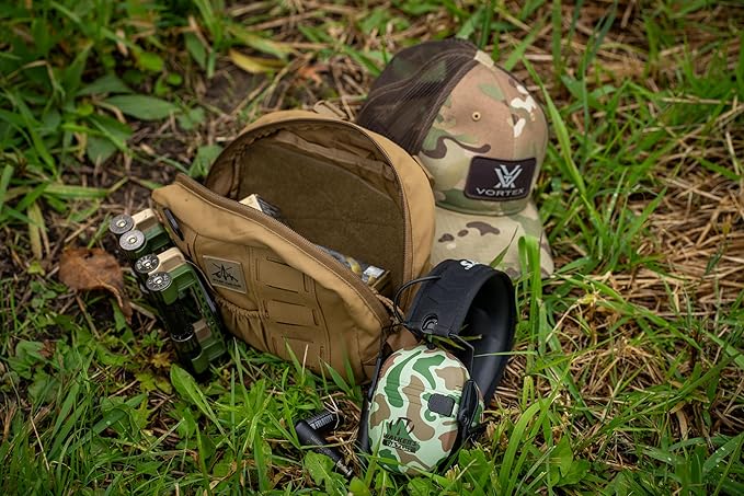 Walker's Razor Slim Ultra Low Profile Compact Design Adjustable Range Shooting Hunting Hearing Protection Electronic Earmuffs