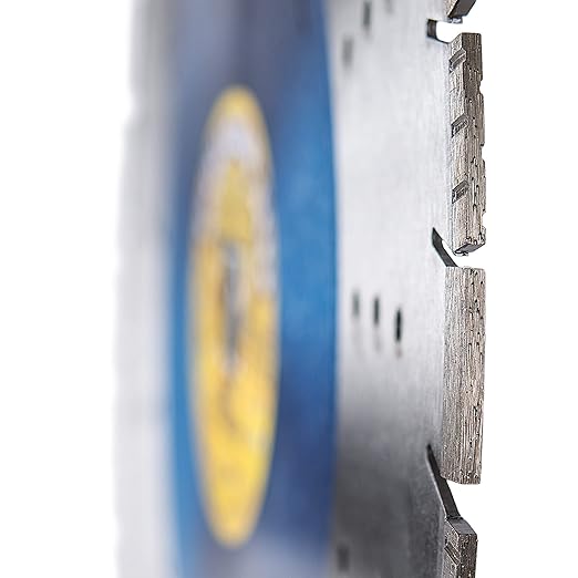 Cougar HD 20 Inch Concrete Diamond Blade, Supreme Heavy-Duty Segmented Blade, Dry/Wet Combo Cutting Reinforced Concrete, Asphalt, Stone, 1" Arbor