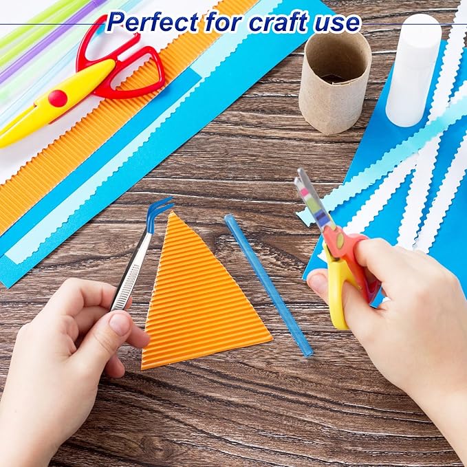 Honoson 2 Pieces Tweezers Curved Bent Tip Tweezers with Rubber Silicone Tips PVC Coated Non Marring Soft Long Rubber Stainless Steel Tools for Jewelry Crafts(Red, Blue)
